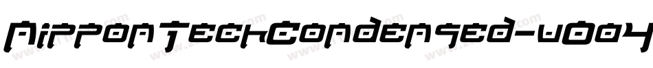 NipponTechCondensed-vOa4字体转换