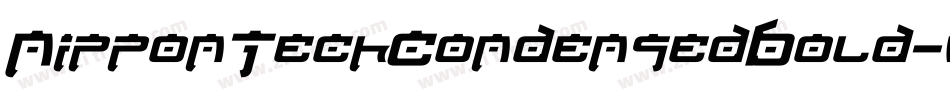 NipponTechCondensedBold-wOvw字体转换