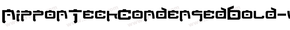 NipponTechCondensedBold-wOvw字体转换