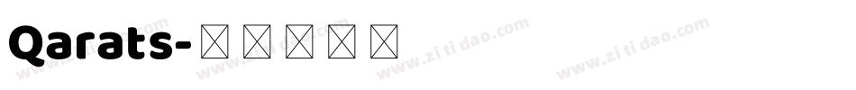 Qarats字体转换