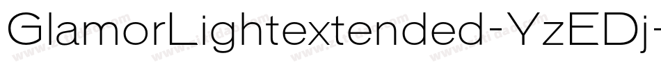 GlamorLightextended-YzEDj字体转换