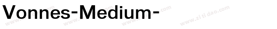 Vonnes-Medium字体转换