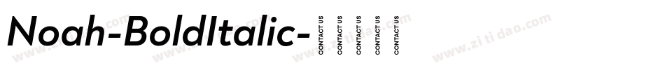 Noah-BoldItalic字体转换 Noah-BoldItalic字体转换