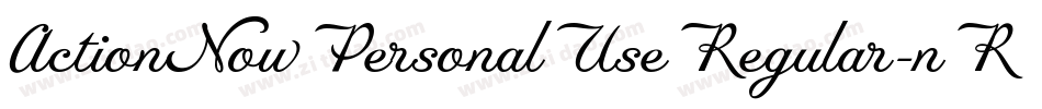 ActionNowPersonalUseRegular-nRvGV字体转换