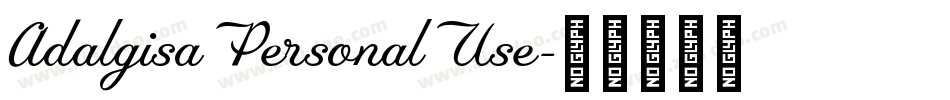 AdalgisaPersonalUse字体转换