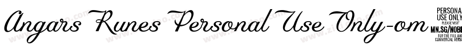 AngarsRunesPersonalUseOnly-om0a字体转换