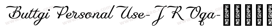 ButtgiPersonalUse-JROqa字体转换