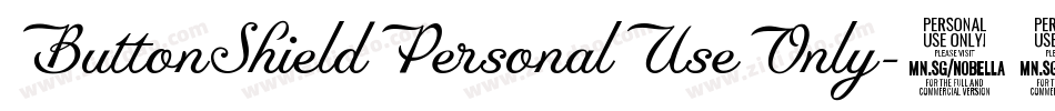 ButtonShieldPersonalUseOnly-22ww字体转换 ButtonShieldPersonalUseOnly-22ww字体转换