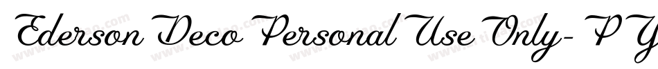 EdersonDecoPersonalUseOnly-PY2B字体转换