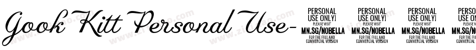 GookKittPersonalUse-2208字体转换