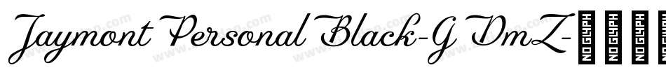 JaymontPersonalBlack-GDmZ字体转换