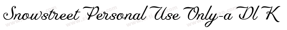 SnowstreetPersonalUseOnly-aDlK字体转换 SnowstreetPersonalUseOnly-aDlK字体转换