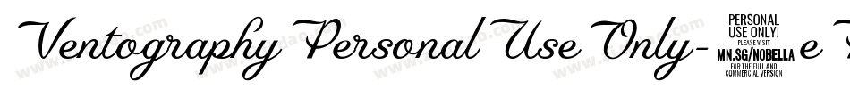 VentographyPersonalUseOnly-1eP0字体转换