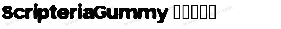 ScripteriaGummy字体转换