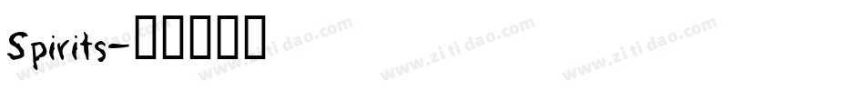 Spirits字体转换