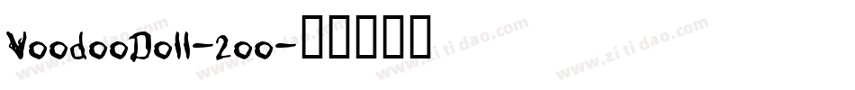VoodooDoll-2oo字体转换