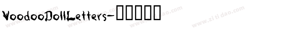 VoodooDollLetters字体转换