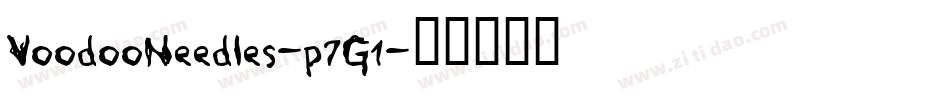 VoodooNeedles-p7G1字体转换