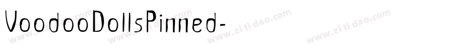 VoodooDollsPinned字体转换