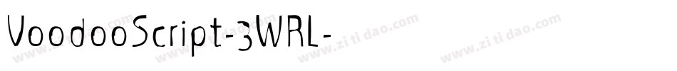 VoodooScript-3WRL字体转换