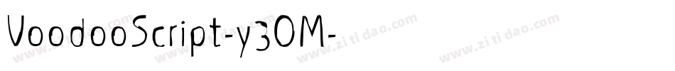 VoodooScript-y3OM字体转换