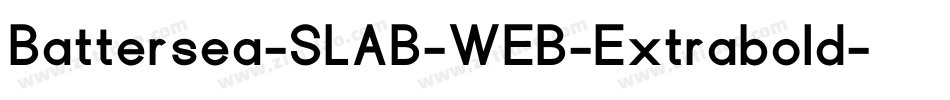 Battersea-SLAB-WEB-Extrabold字体转换