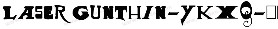 LaserGunThin-yKxq字体转换