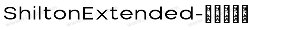 ShiltonExtended字体转换