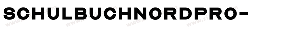 SchulbuchNordPro字体转换