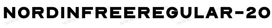 NordinfreeRegular-2OEze字体转换