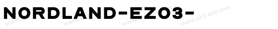 Nordland-eZo3字体转换