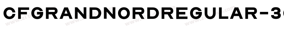 CfGrandNordRegular-3qP8字体转换