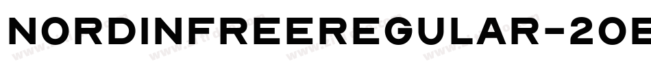 NordinfreeRegular-2OEze字体转换