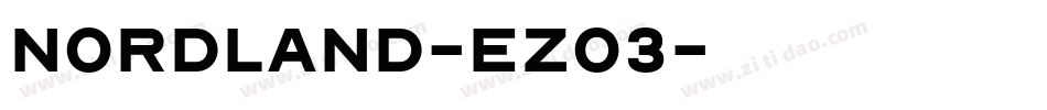 Nordland-eZo3字体转换