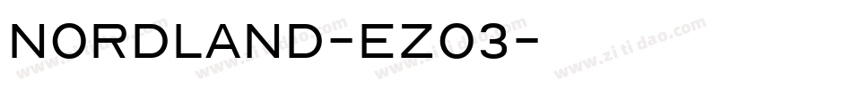 Nordland-eZo3字体转换