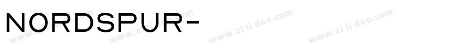 Nordspur字体转换