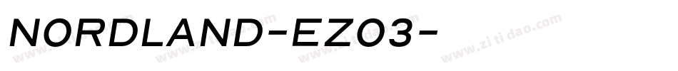 Nordland-eZo3字体转换