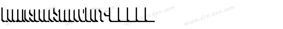 RundigsburgShadowLeft字体转换