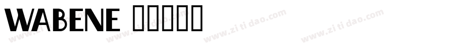 Wabene字体转换
