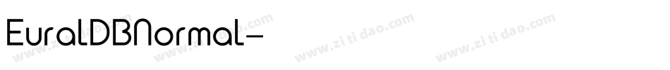 EuralDBNormal字体转换
