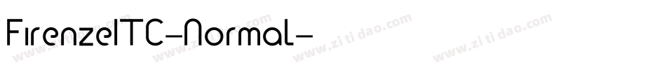 FirenzeITC-Normal字体转换