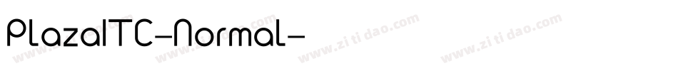 PlazaITC-Normal字体转换