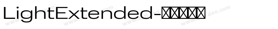 LightExtended字体转换
