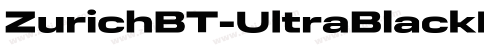 ZurichBT-UltraBlackExtended字体转换