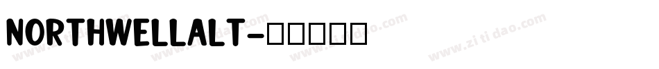 northwellalt字体转换