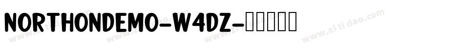 NorthonDemo-w4dz字体转换