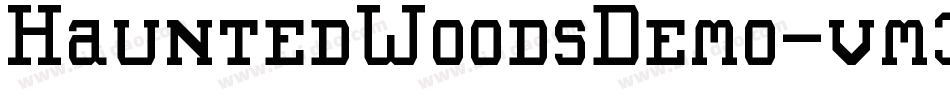 HauntedWoodsDemo-vm39y字体转换