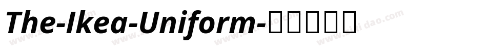 The-Ikea-Uniform字体转换