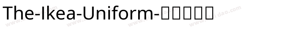 The-Ikea-Uniform字体转换