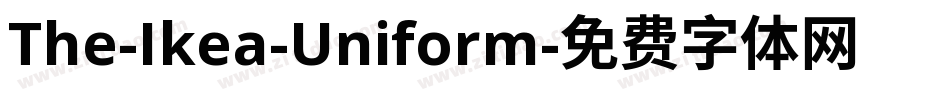 The-Ikea-Uniform字体转换
